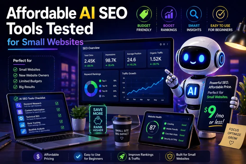 Affordable AI SEO Tools Tested for Small Websites