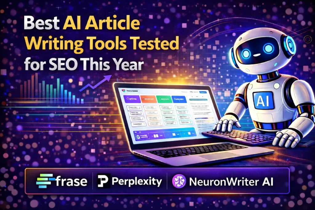 Best AI Article Writing Tools Tested for SEO This Year