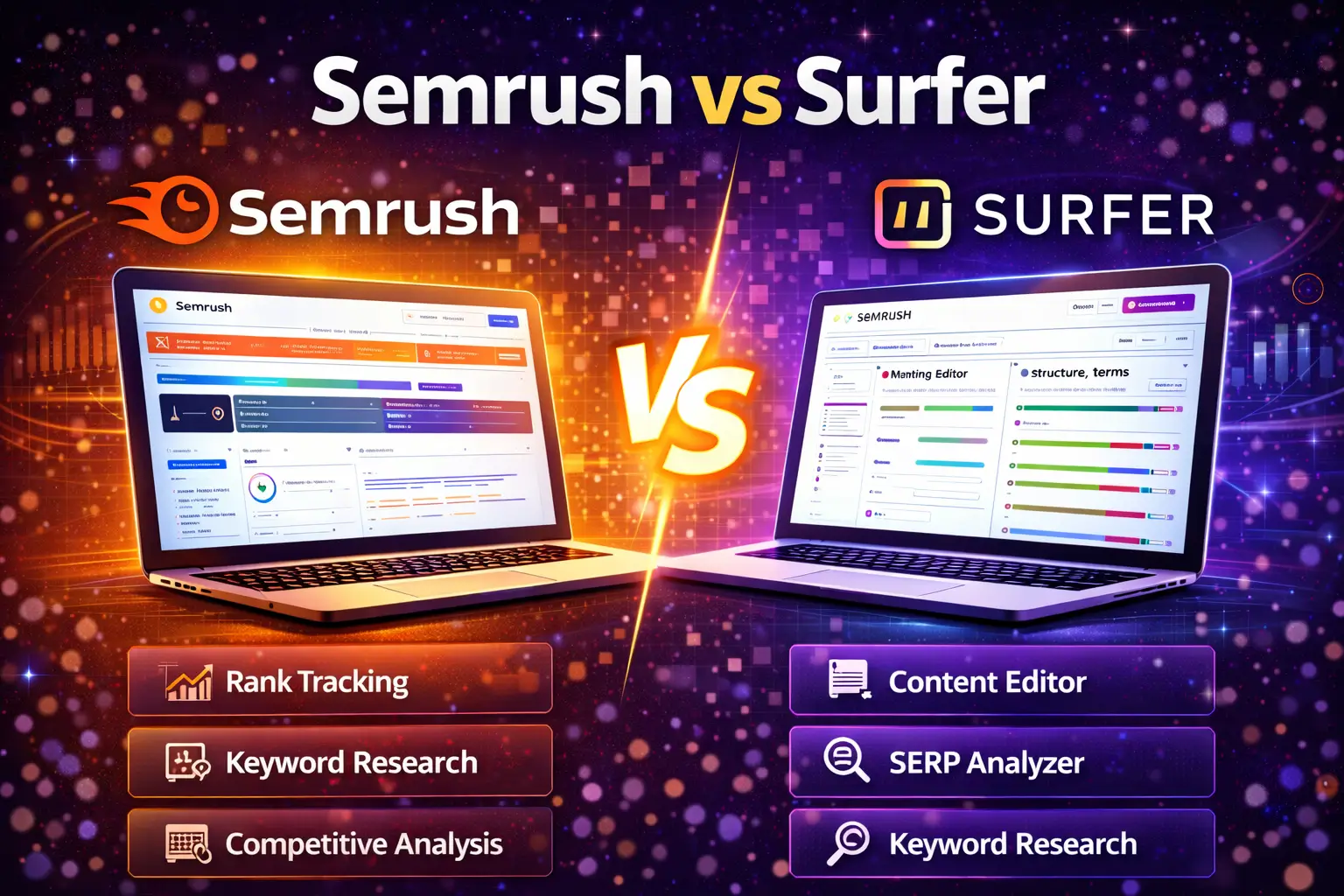 Semrush vs Surfer