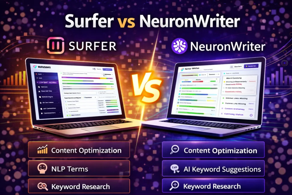 Surfer vs NeuronWriter