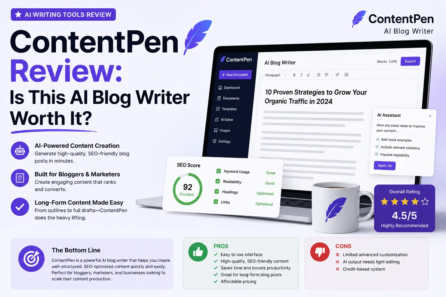 ContentPen Review: Is This AI Blog Writer Worth It?