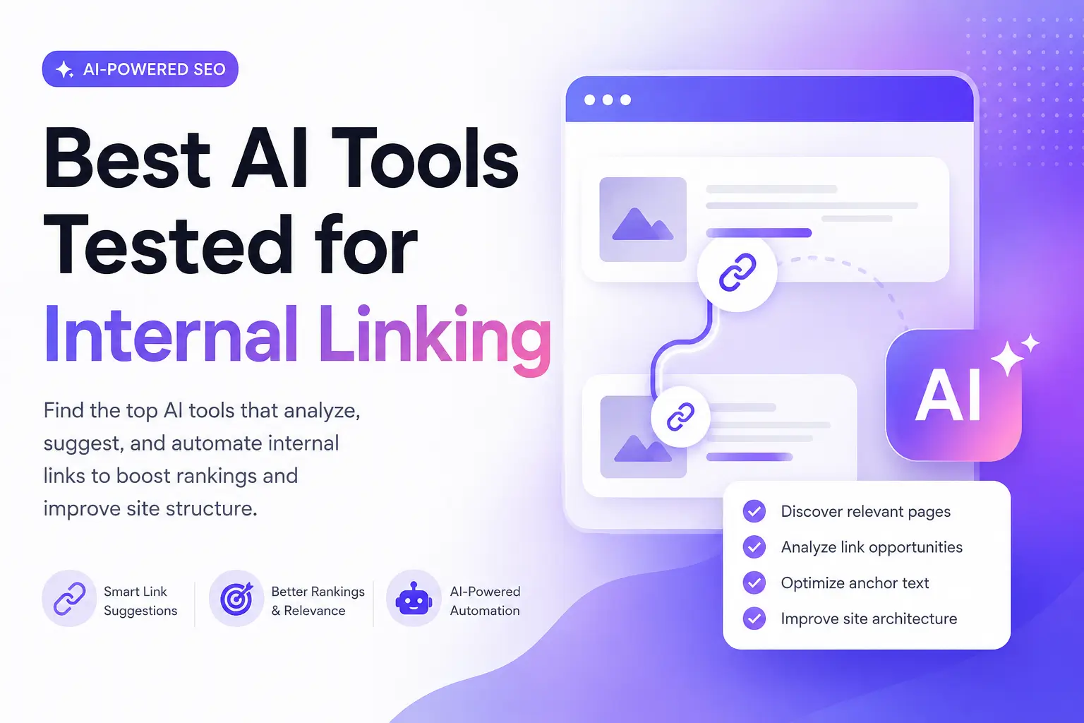 Best AI Tools Tested for Internal Linking